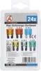 BGS DIY 24 darabos biztosíték készlet autókhoz (BGS 88154)