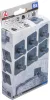 BGS DIY Törölközőakasztó készlet | fekete | öntapadó | 6 darabos (BGS 88240)
