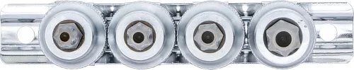 BGS technic 4 részes biztonsági Torx bit dugókulcs készlet, fúrt, 1/2", T40-T55 (BGS 8885)