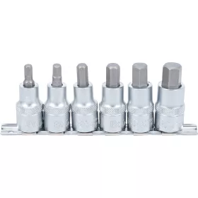   BGS technic 6 részes Imbusz bit dugókulcs készlet, 6-14 mm, 1/2" (BGS 8887)