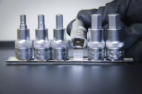 BGS technic 6 részes Imbusz bit dugókulcs készlet, 6-14 mm, 1/2" (BGS 8887)