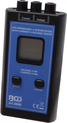 BGS technic 1-48V feszültség és áramerősság mérő autókhoz (BGS 8890)