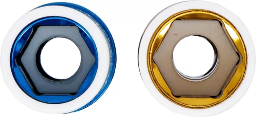 BGS DIY Kerékvédő gépi dugókulcs készlet alufelnihez, 1/2”, 17 és 19 mm, 2 részes (BGS 90107)