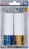 BGS DIY Kerékvédő gépi dugókulcs készlet alufelnihez, 1/2”, 17 és 19 mm, 2 részes (BGS 90107)
