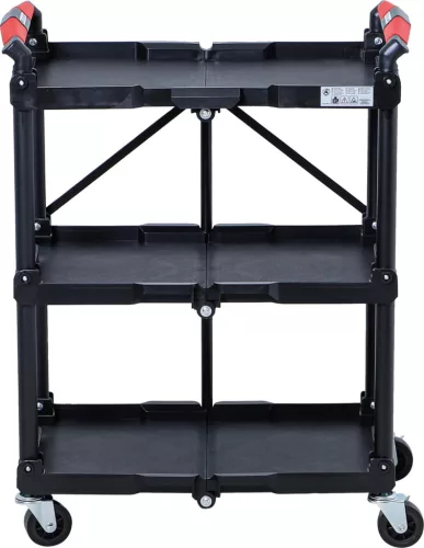 BGS technic Szervizkocsi összecsukható, 135 kg terhelhetőség, 4 görgővel (BGS 90112)