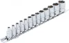 BGS technic 13 részes dugókulcs fej készlet, 1/4", 6 pontos, 4 - 14 mm (BGS 9102)