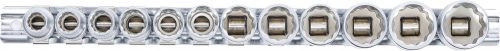 BGS technic 12 részes dugókulcs fej készlet, 3/8", 12 pontos, 8 - 19 mm (BGS 9105)