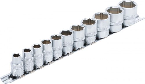 BGS technic 11 részes dugókulcs fej készlet, 3/8", 6 pontos, col méretek, 5/16" - 7/8" (BGS 9110)