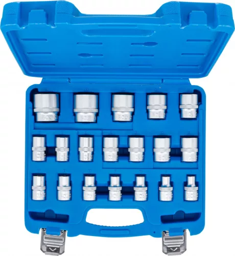 BGS technic Dugókulcskészlet, 1/2", 8 - 32 mm, 19 darabos (9131)