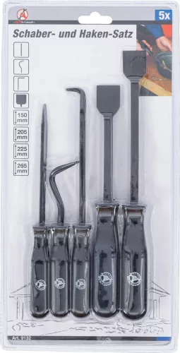 BGS DIY 5 részes lehúzó és horog készlet (BGS 9132)
