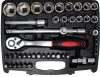 BGS DIY 174 részes dugókulcs készlet, 1/4" + 1/2" (BGS 9191)