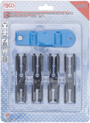 BGS technic Seeger és E-gyűrű felhelyező és leszedő szerszám (BGS 9199)