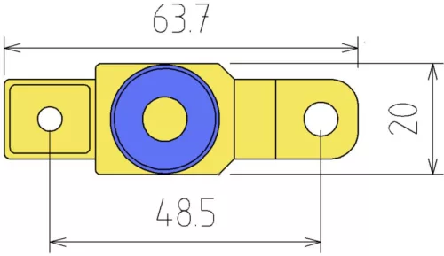 BGS technic Motorkerékpár akkumulátor csatlakozó adapter (BGS 9310)