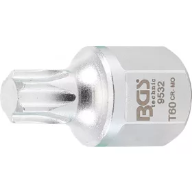   BGS technic 1/2" Bordásszíj behajtófej | külső hatszög 22 mm | T-profil (Torx) T60 (BGS 9532)