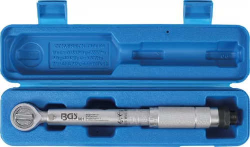 BGS technic 3/8" nyomatékkulcs, 20-110NM, 1/2"-os adapterrel (BGS 961)