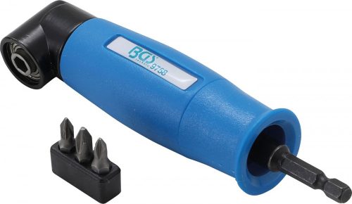 BGS technic 1/4" derékszögű fúróadapter tokmány gyorstokmánnyal (BGS 9758)