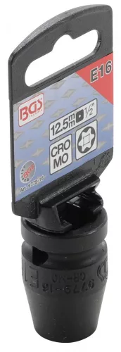 BGS technic 1/2" E-Torx levegős dugókulcs fej | E16 (BGS 9779-16)