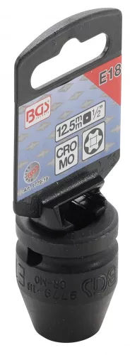 BGS technic 1/2" E-Torx levegős dugókulcs fej | E18 (BGS 9779-18)