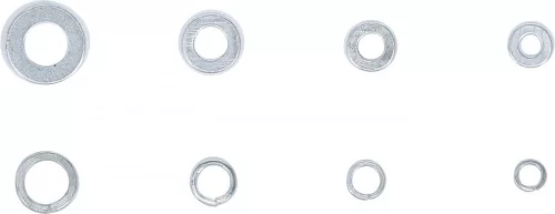 BGS DIY Rugós alátét készlet, Ø 4 - 8 mm, 250 darabos (98073)