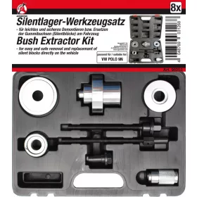   BGS DIY Csapágy szilent szerelő készlet, Volkswagen Polo 9N típushoz (BGS 98253)