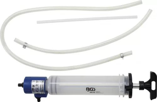 BGS technic Kézi áttöltőpumpa fék- és kenőolajhoz és üzemanyagokhoz | 550 ml (BGS 9835)