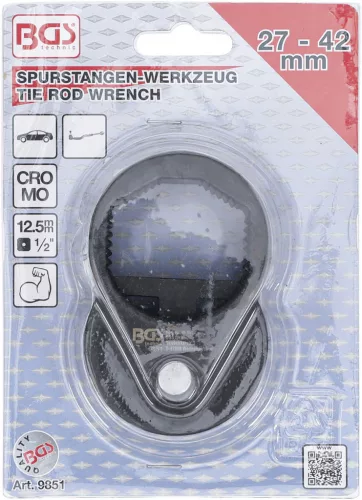 BGS technic Axiál csukló ki-be szerelő kulcs | 12,5 mm (1/2") meghajtó | 27 - 42 mm (BGS 9851)