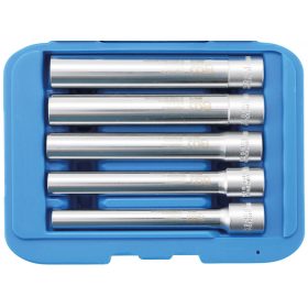   BGS technic 5 részes 3/8" dugókulcs fej készlet | extra hosszú | 8 - 14 mm (BGS 9863)