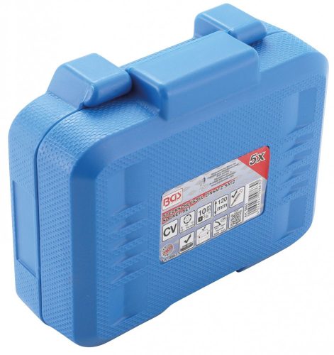 BGS technic 5 részes 3/8" dugókulcs fej készlet | extra hosszú | 8 - 14 mm (BGS 9863)