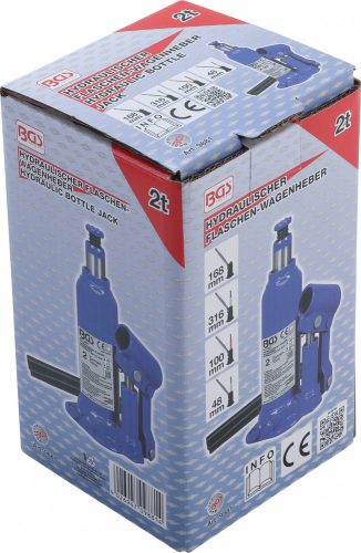 BGS technic Hidraulikus autóemelő | 2 t (BGS 9881)