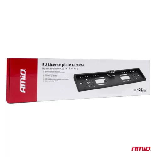 AMiO XD-402 EU rendszámtábla hátsó kamera "Night vision" (01016)