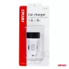 AMiO telefontöltő 3xUSB fehér PCH-03 (01027)