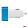 AMiO TEST-04 telefontöltő 2×USB aljzattal és akkumulátorellenőrzéssel (01028)