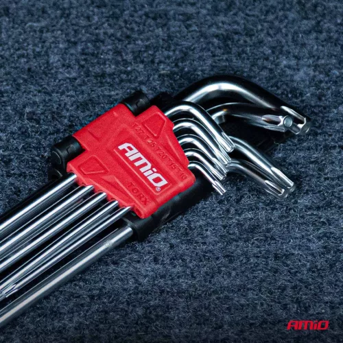 AMiO TORX kulcs hosszú 230 mm 9 db TKL (01039)