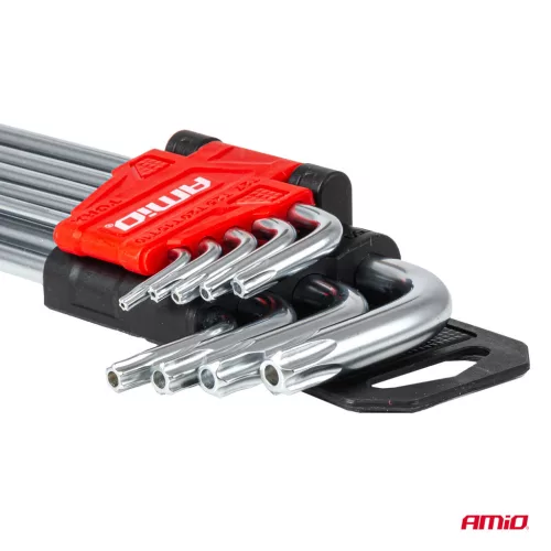 AMiO TORX kulcs hosszú 230 mm 9 db TKL (01039)