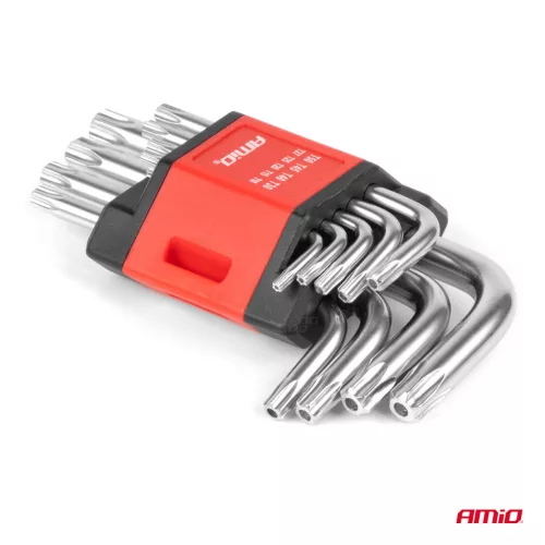 AMiO Torx-kulcsok CRV 9 db (01040)