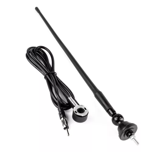 AMiO autóantenna gumi 34cm 5mm adapter ANT02 (01049)