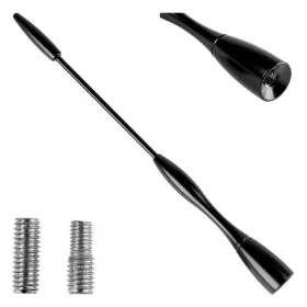   AMiO alumínium autóantenna-szár 16 cm 5/6mm adapter ANTM04 (01052)