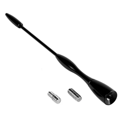 AMiO alumínium autóantenna-szár 16 cm 5/6mm adapter ANTM04 (01052)