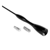 AMiO alumínium autóantenna-szár 16 cm 5/6mm adapter ANTM04 (01052)