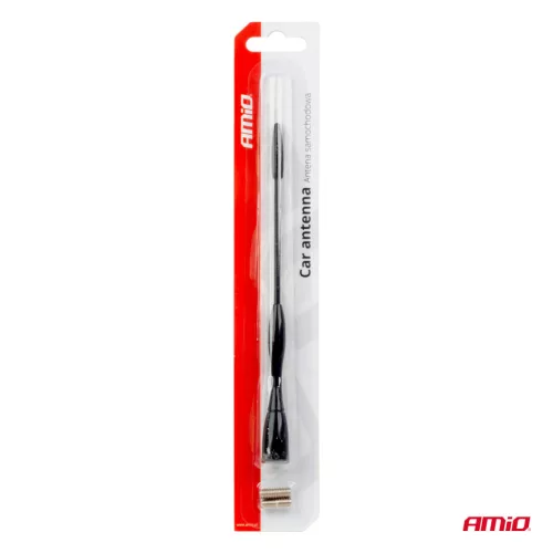 AMiO alumínium autóantenna-szár 16 cm 5/6mm adapter ANTM04 (01052)