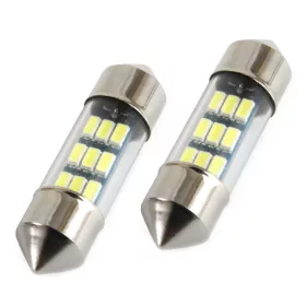   AMiO LED STANDARD 3014 9SMD szofita C5W C10W C3W 31mm fehér 12V (01089)