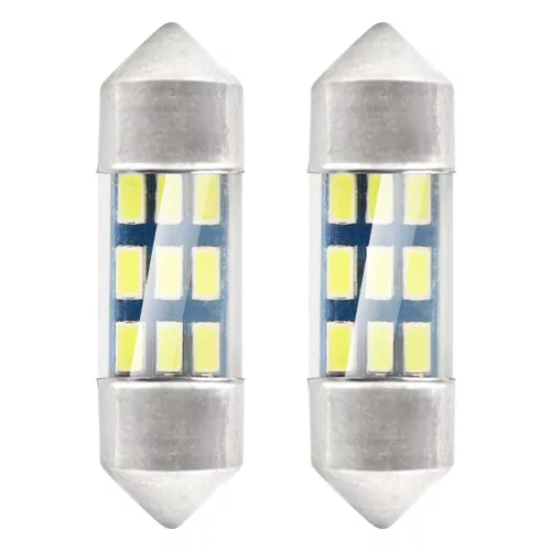 AMiO LED STANDARD 3014 9SMD szofita C5W C10W C3W 31mm fehér 12V (01089)