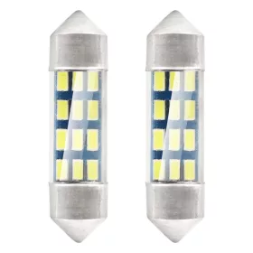   AMiO LED STANDARD 3014 12SMD szofita C5W C10W C3W 36mm fehér 12V (01090)
