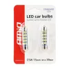 AMiO LED STANDARD 3014 15SMD szofita C5W C10W C3W 39mm fehér 12V (01091)