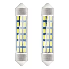   AMiO LED STANDARD 3014 18SMD szofita C5W C10W C3W 41mm fehér 12V (01092)