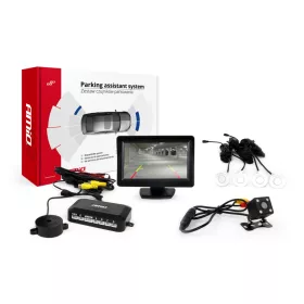   AMiO parkolást segítő rendszer TFT01 4,3" – HD 315 LED 4 érzékelők fehér (01099)