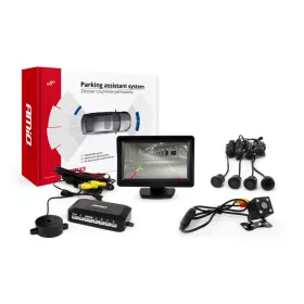   AMiO parkolást segítő rendszer TFT01 4,3" – HD 315 LED 4 érzékelők fekete "GOLD" (01101)