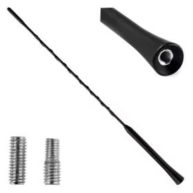 AMiO autóantenna-szár 41cm 5/6mm adapter ANTM02 (01129)