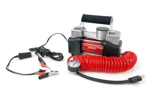 AMiO autós légkompresszor kéthengeres 12V HQ Acomp-04 (01136)