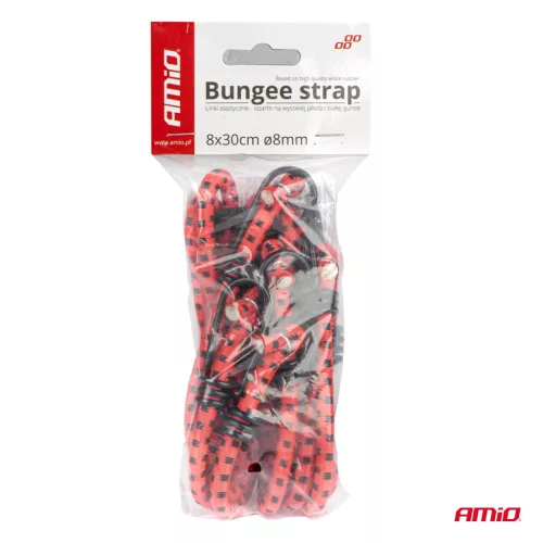 AMiO BSTRAP-01 nyolckaros gumipók, 30 cm, Ø8 mm (01146)